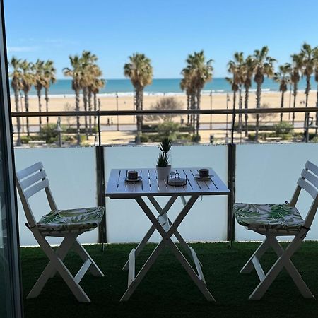 Apartamento Primera Linea De Mar Valencia Exterior foto
